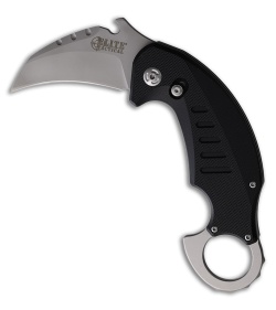 Elite Tactical Sabretooth Rapid Lock Knife Black G-10 (2.5&quot; Satin) | 165861