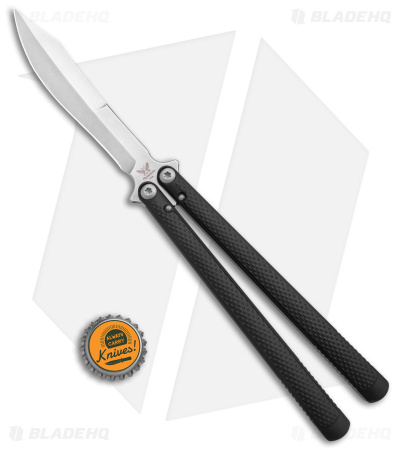 Flytanium + Eldon Talley Talisong Z Balisong Knife Black Aluminum (4.5" SW)