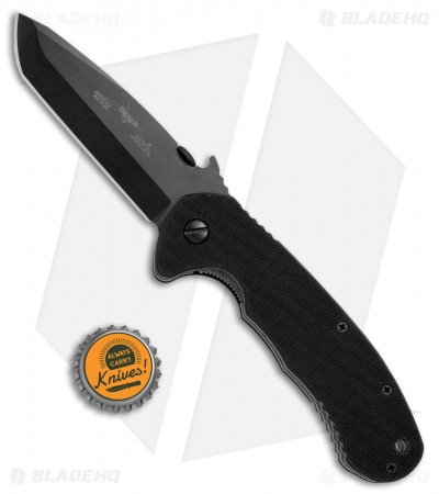Emerson Baracuda Signature Series Liner Lock Knife Black G-10 (3.625" Black)