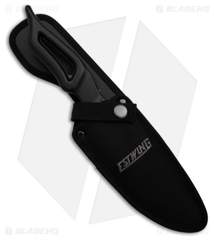 Estwing Fixed Blade Bowie Knife Black Steel (5.9" Satin)