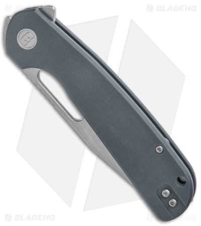 Liong Mah Eutektik Trinity Liner Lock Knife Grey G-10 (3.6" SW 14C28N)