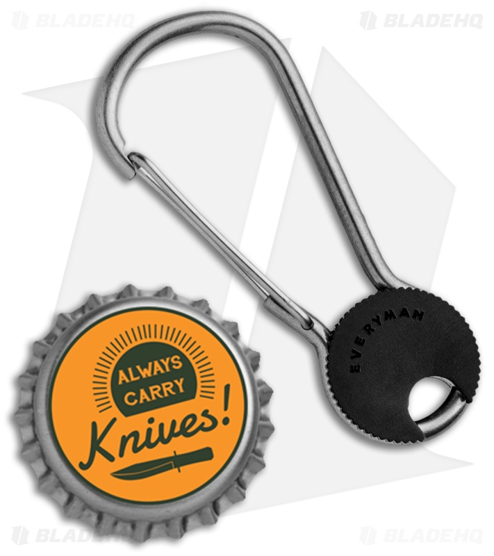 Everyman Cowan Carabiner Keychain - Black