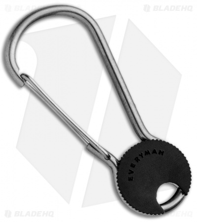 Everyman Cowan Carabiner Keychain - Black