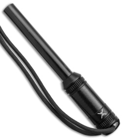 Exotac fireROD XL Fire Starter Ferro Rod w/ Storage Capsule (Black)