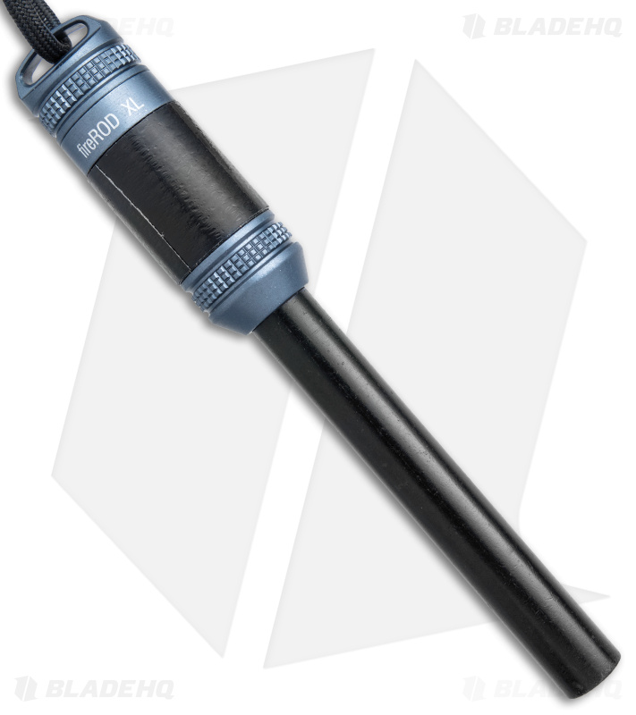 Exotac fireROD XL Fire Starter Ferro Rod w/ Storage Capsule (Gunmetal Gray)