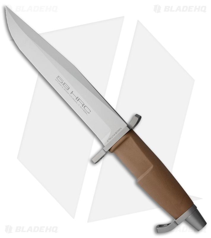 Extrema Ratio AMF Desert Fixed Blade Knife Tan Forprene (8" Stonewash)