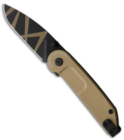 Extrema Ratio BF1 CD Desert Warfare Liner Lock Knife Bronze Alum (2.8" Black)