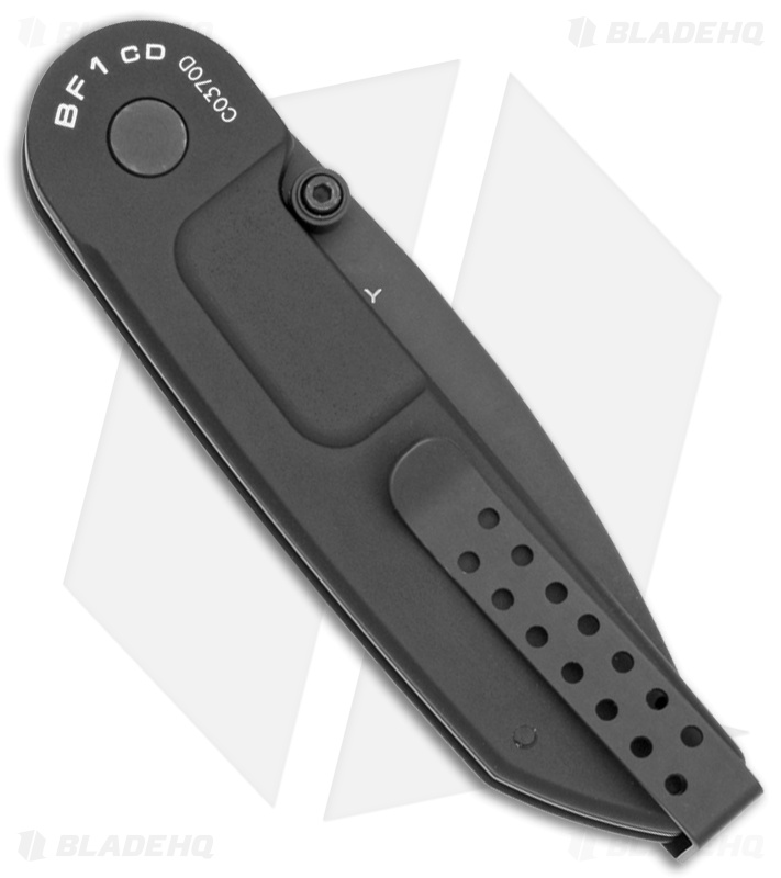 Extrema Ratio BF1 Classic Drop Point Liner Lock Knife Black Alum (2.72" Black)