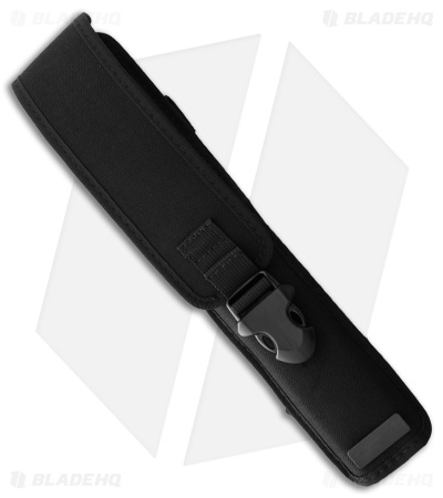 Extrema Ratio Fulcrum S Tactical Fixed Blade Knife Black Forprene (6" Black)