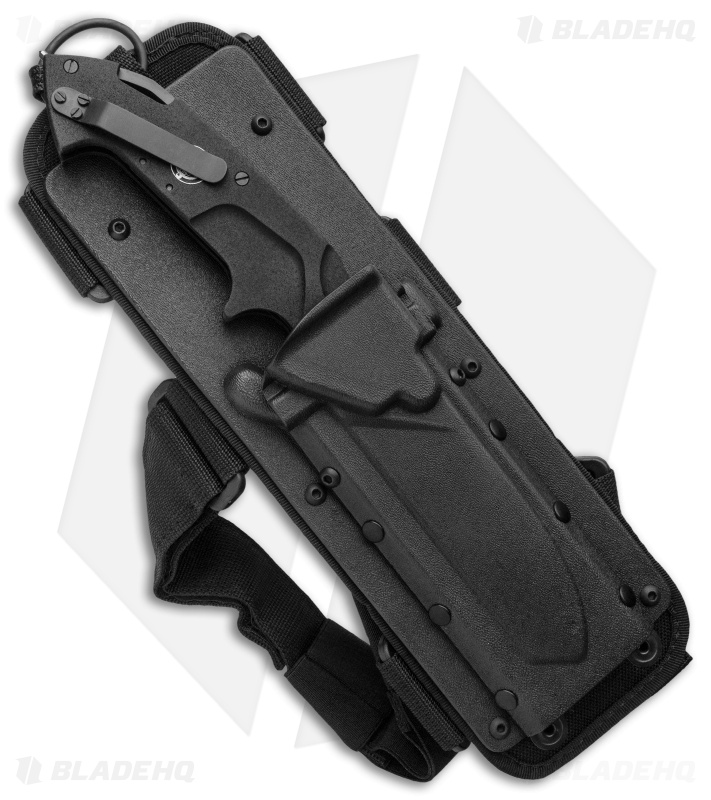 Extrema Ratio Glauca B1 Liner Lock Knife Black Aluminum (4.25" Black)