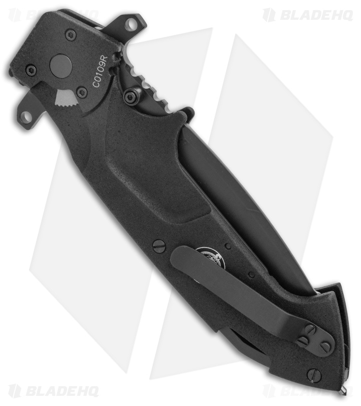 Extrema Ratio Glauca B1 Liner Lock Knife Black Aluminum (4.25" Black)
