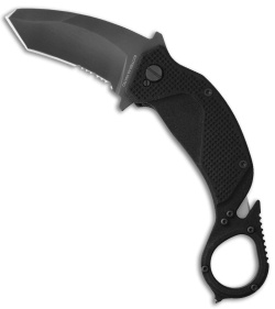 Extrema Ratio Nightmare Karambit Liner Lock Knife Black Aluminum ( 3" Black)