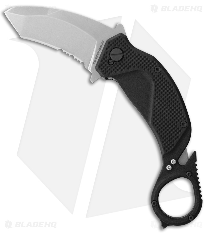 Extrema Ratio Nightmare Karambit Liner Lock Knife Black Aluminum ( 3" SW)
