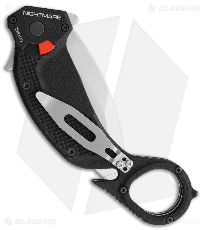 Extrema Ratio Nightmare Karambit Liner Lock Knife Black Aluminum ( 3" SW)