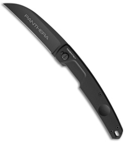 Extrema Ratio Panthera Razor Liner Lock Knife Black Aluminum (4" Black)