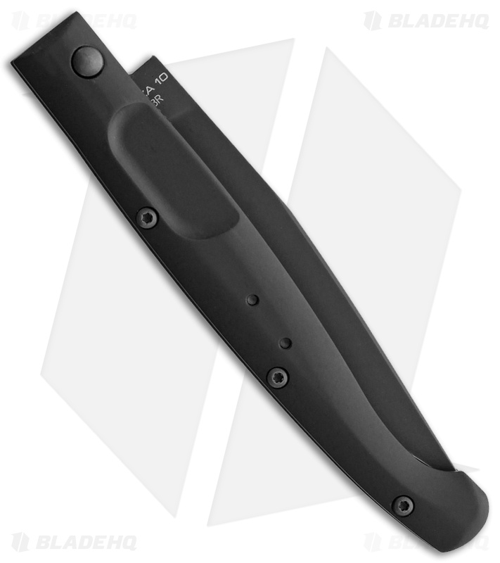 Extrema Ratio Resolza 10 Liner Lock Knife Black Aluminum (4" Black)