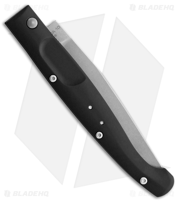 Extrema Ratio Resolza 10 Liner Lock Knife Black Aluminum (4" Stonewash)