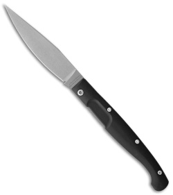 Extrema Ratio Resolza 10 Liner Lock Knife Black Aluminum (4" Stonewash)