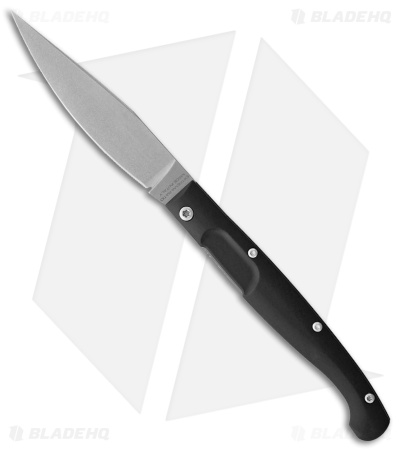 Extrema Ratio Resolza 10 Liner Lock Knife Black Aluminum (4" Stonewash)
