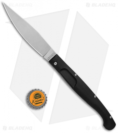 Extrema Ratio Resolza Liner Lock Knife Black Aluminum (4.75" Stonewash)