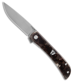 Finch Knife Co. Chernobyl Ant Liner Lock Knife Glow Resin (3" Satin)