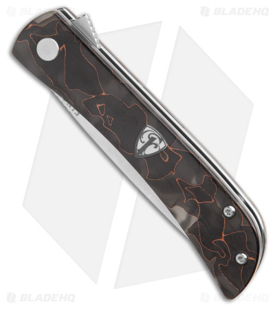 Finch Knife Co. Chernobyl Ant Liner Lock Knife Glow Resin (3" Satin)