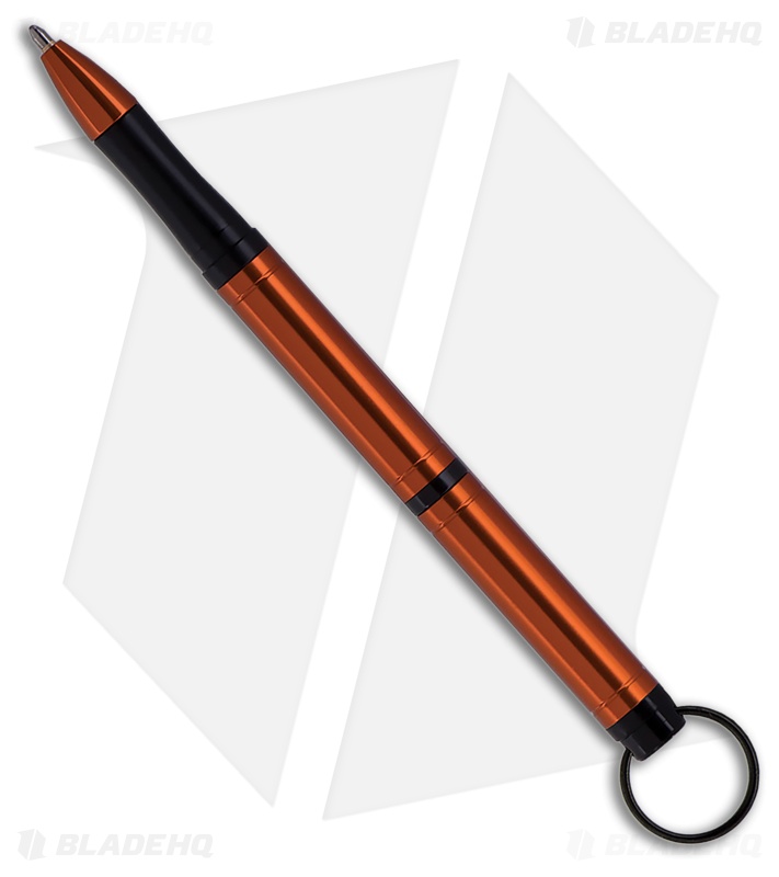 Fisher Space Pen Orange Aluminum Backpacker Pen