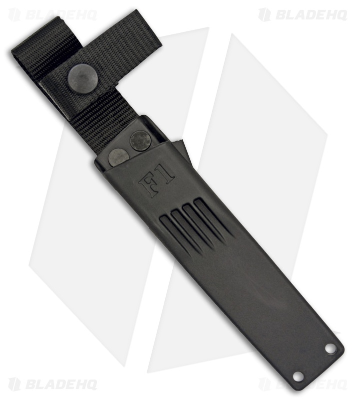 Fallkniven F1/G3 Fixed Blade Knife Black Polymer (4" Satin)
