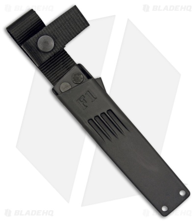 Fallkniven F1/G3 Fixed Blade Knife Black Polymer (4" Satin)