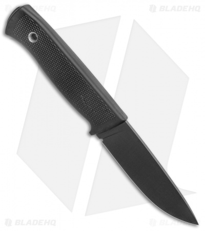Fallkniven F1 Pilot Survival Left Fixed Blade Knife Black Thermorun (3.8" Black)