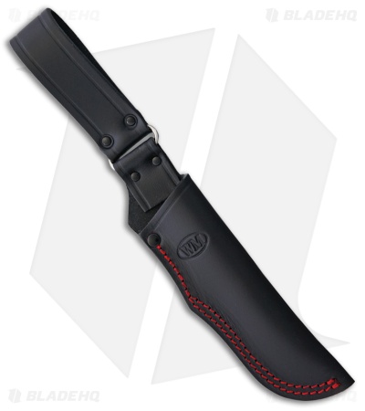 Fallkniven WM1 Drop Point Fixed Blade Knife Black Polymer (2.75" Satin)