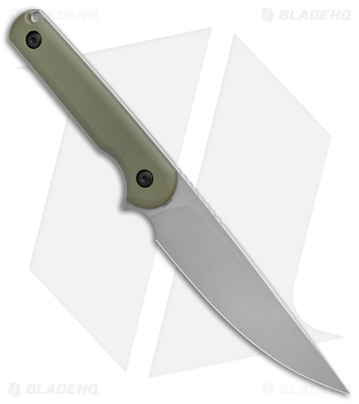 Ferrum Forge XL Lackey Fixed Blade Knife Green G-10 (4.5" SW 9Cr18MoV)
