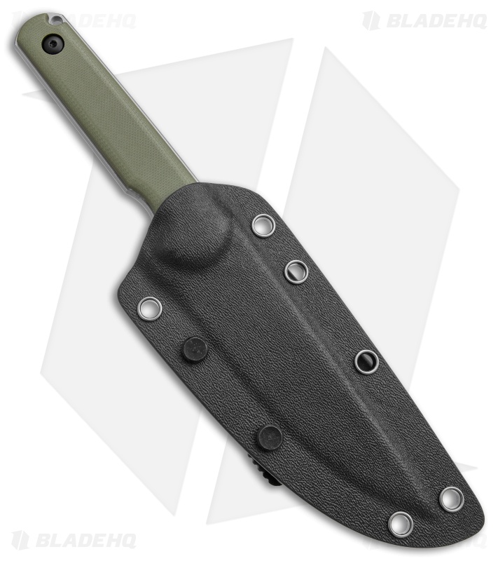 Ferrum Forge XL Lackey Fixed Blade Knife Green G-10 (4.5" SW D2)