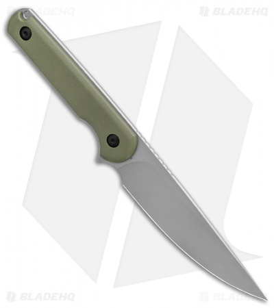 Ferrum Forge XL Lackey Fixed Blade Knife Green G-10 (4.5" SW D2)