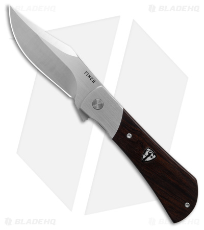 Finch Knife Co. Flint Frame Lock Knife Ironwood (3.125" Satin)