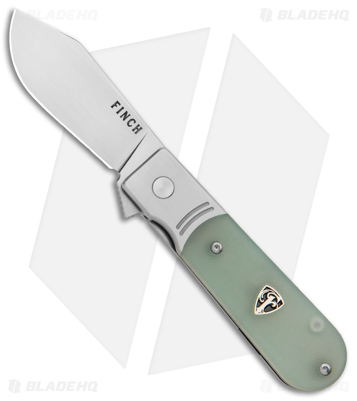 Finch Knives Model 1929 Frame Lock Knife Natural G-10 (2.5" Satin)