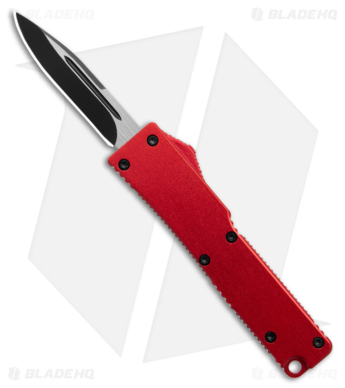 Firecracker Mini D/A OTF Automatic Knife Aluminum Red (2
