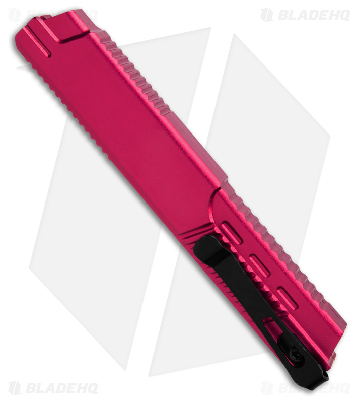 Firecracker XL Pink DA/OTF Automatic Knife - Tanto Black - Blade HQ