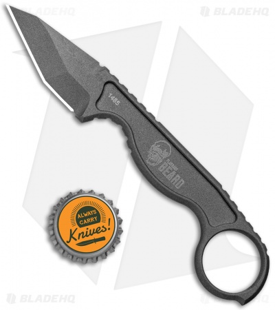 Flagrant Beard Havoc Neck Knife Gray (2.5" Tungsten Gray)