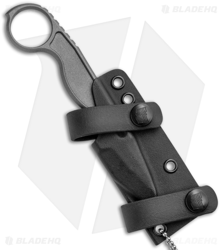 Flagrant Beard Havoc Neck Knife Gray (2.5" Tungsten Gray)