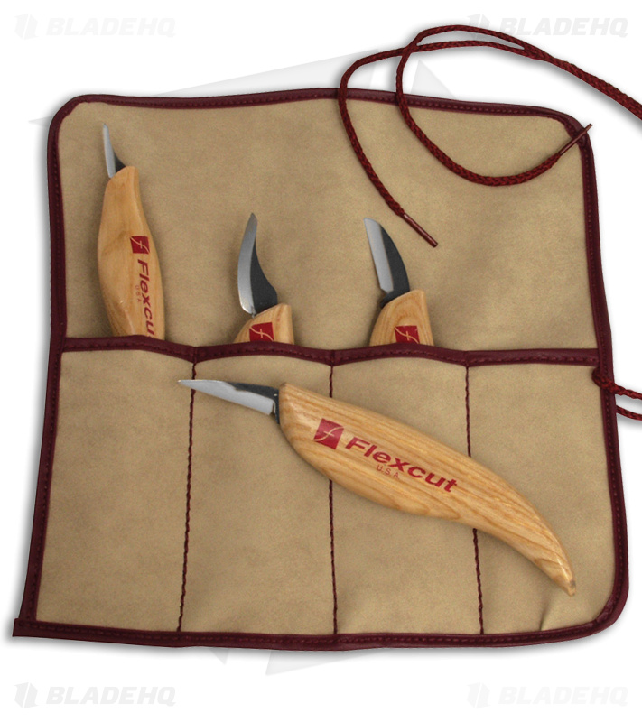 Flexcut KN100 4-Piece Carving Knife Set