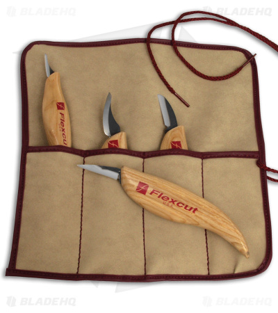 Flexcut KN100 4-Piece Carving Knife Set