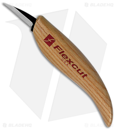Flexcut Detail Carving Knife Blond Ash Hardwood (1.50" Two-Tone) KN13
