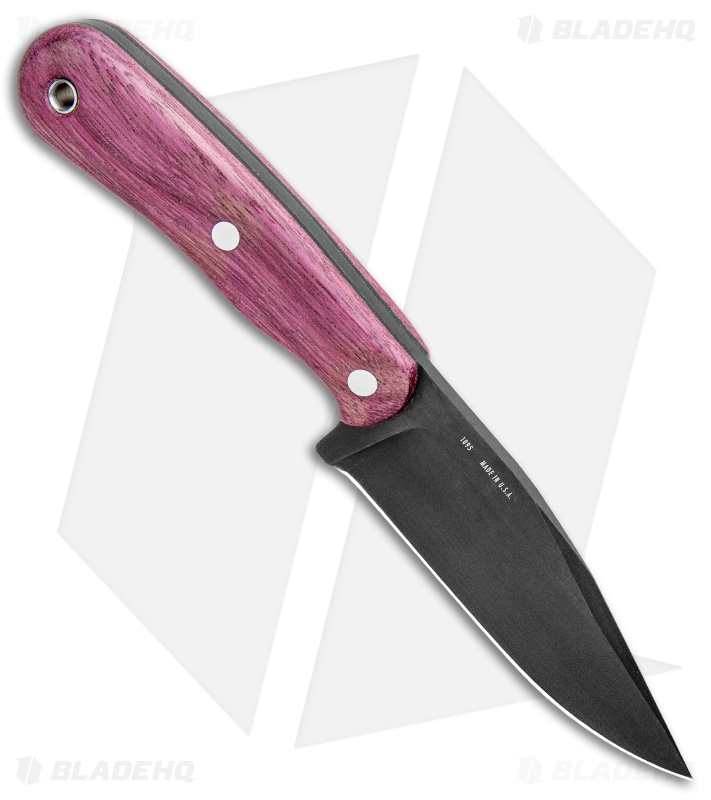 Flexcut Hawthorne Seeker Fixed Blade Purpleheart (4" Black)
