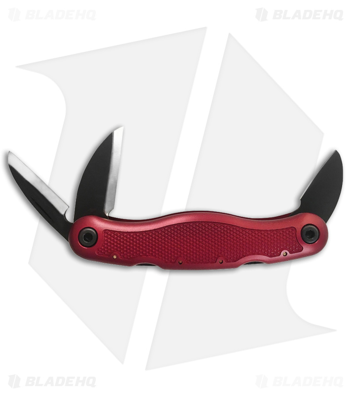 Flexcut Spoon Carvin' Jack Folding Knife Red Aluminum (3-in-1) JKN96