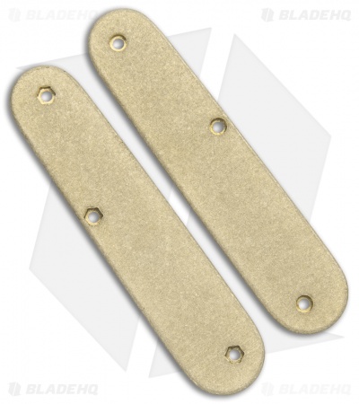 Flytanium Custom Brass Scales for Victorinox Cadet Swiss Army Knife (84mm)