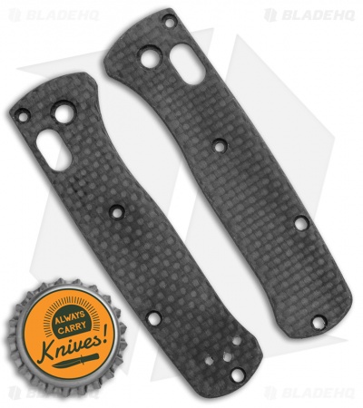 Flytanium Classic Carbon Fiber Scales for Benchmade Mini Bugout Knife