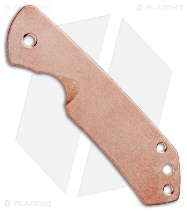 Flytanium Copper Scale for Spyderco Brouwer Knife