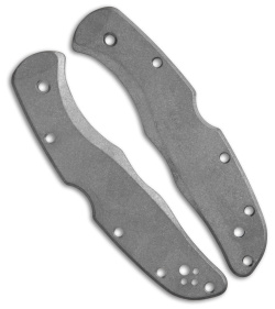 Flytanium Custom Titanium Scales Kit for Spyderco Endura - Stonewash