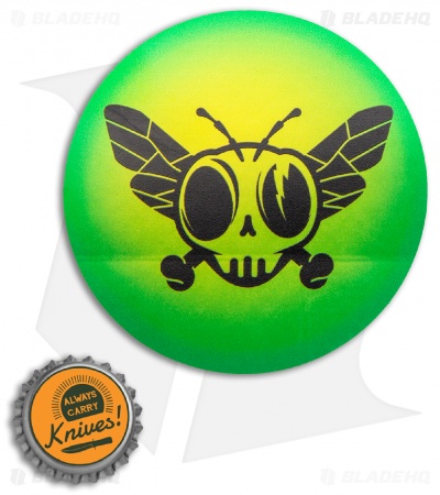 Flytanium Premium Dead Fly Society Sticker Large 3 1/2"